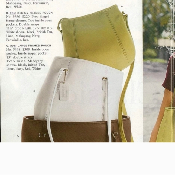 Authentic Rare Coach 9990 small blue frame crossbody bag - Picture 5 of 6